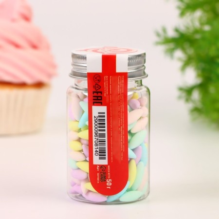 Confectionery sprinkling "Multi -colored rice", 50 g-2