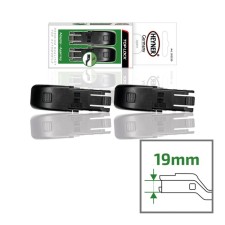 Adapter for brushes with the upper castle of Heyner Top Lock, blister, 2 pcs