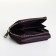 Women's wallet on magnet, purple color