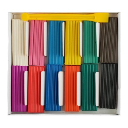 Plasticine 12 colors 180 g "Kalyak-Malyak", with a stack-3