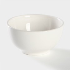 Saladnik porcelain shade White Label, 400 ml, D = 12.5 cm, white color
