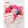 Bouquet of 6 pink roses and 1 designer rose
