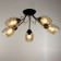 Svetogor chandelier "View" 5x60W E27 black