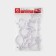 A set of forms for cutting the cookies of the share “underwater world”, 8 objects, white color