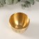 Souvenir brass "Cup to attract wealth of momofuku" D-5.6 cm 5.6x4.3 cm