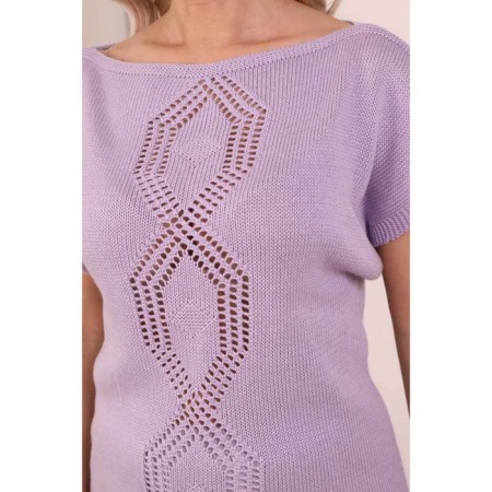 Female jumper, size 42, gray-lilac color-9