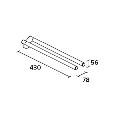 Double Cut701 towel holder-1