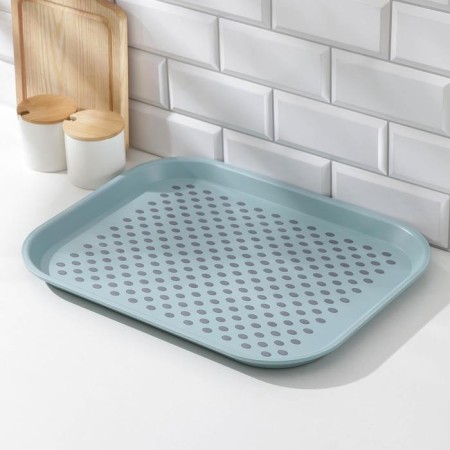 Anti -slip coating tray, 45 × 35.5 cm, mix color-3