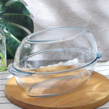 Borcam, 2.85 liters of oval widener, with a baking-lid, 2.85 liters-7