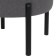 Pouffer "Charlie", 400 × 400 × 450 mm, artificial wool Cardif 20, dark gray color