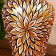 Vase 15x15x23 cm, Albezia
