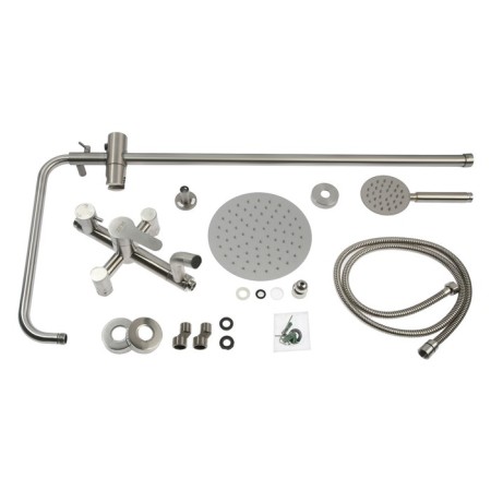 Bowing system ZEIN Z1008, mixer, tropical and hand watering can, stand, round, satin-11