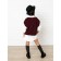 Vest for girls, height 146 cm, burgundy color