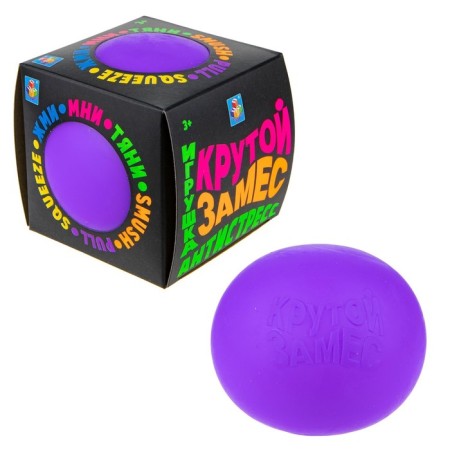 Antistress toy "Cool kneading. Ball ", 10 cm, 6 colors, mix-4
