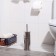 Black for the toilet with a stand, 10 × 10 × 37 cm, color chromium