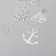 Decor for creativity plastic mirror "sea theme" set 6 pcs