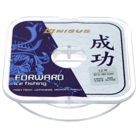 FORWARD ICE FISHING FERENT, diameter 0.181 mm, test 2.9 kg, 50 m, Nylon Transparent nisus