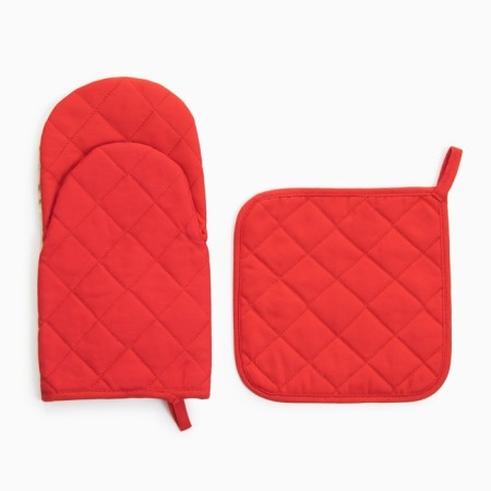 Set of kitchen. Ethel Surprise mittens 15x28cm, 19x19cm severity, 100%HL-2