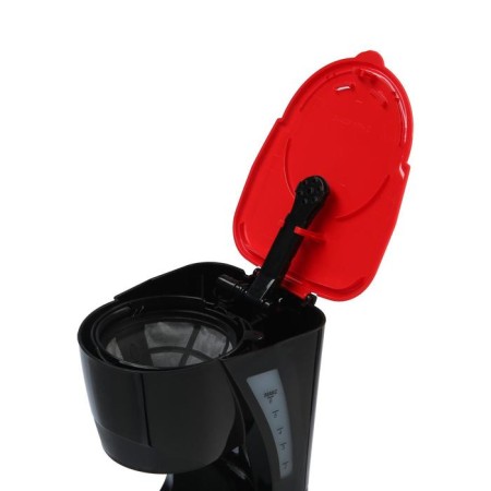 Vasilisa Coffee machine kV1-600, drip, 600 watts, 0.6 l, black and red-4