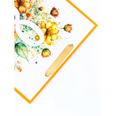 Gift Laminated Vertical Gift "Happy", M 26 × 32 × 12 cm-3
