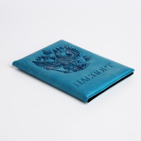 Covers for passport, turquoise color-2