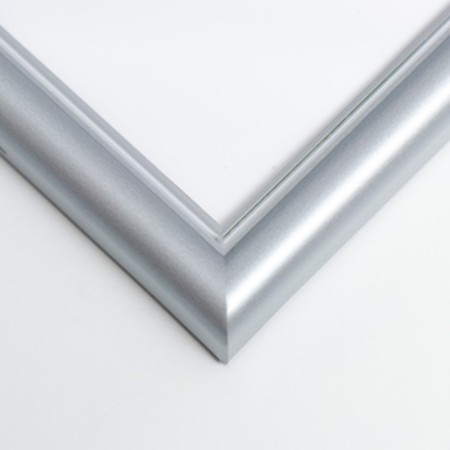 Photo frame Plastic "Mira" 20x20 cm silver (plastic screen)-2