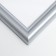 Photo frame Plastic "Mira" 20x20 cm silver (plastic screen)