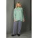 Female trousers, size 48, gray color