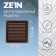 Ventilation grate Zein Lux RM3030M, 300x300 mm, with a grid, metal, copper antique