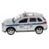 Metal machine “Suzuki vitara Police”, 12 cm, doors and trunk open, silver color