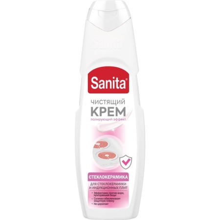 Sanita cream for glass ceramics, 600 ml-6