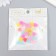 Decor for creativity plastic "heart-marmalade" set 30 pcs mix 1x1x0.5 cm