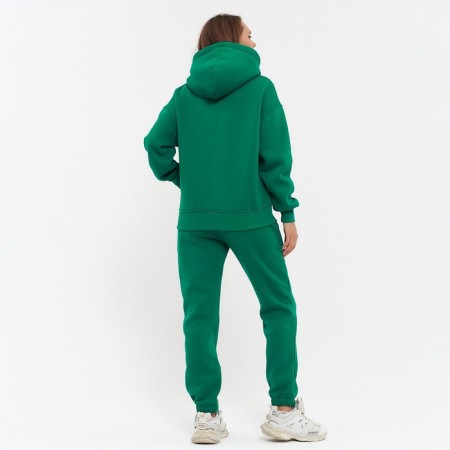 Women's costume (sweatshirt/pants), dark green color, size 44 (m)-2