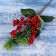 Decor "Winter Charm" Vetka needles with berries in the snow, 29 cm