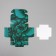 Box for jewelry, packaging, “malachite”, 7.5 x 7.5 x 3 cm