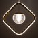 BayerLux 2686/2GD LED 20W 3000-6000K gold 30x30 cm