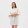 Women's shirt Minaku: Casual Collection Milk color, river 46