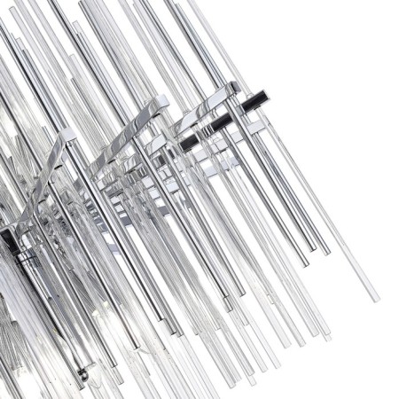 Suspended chandelier ST LUCE. SL1628.103.08. TERAMO. 8x40 watts, E14, 65x65x65 cm, chromium color-4