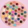 Sparkles for decor, small, 45 jars, multi -colored