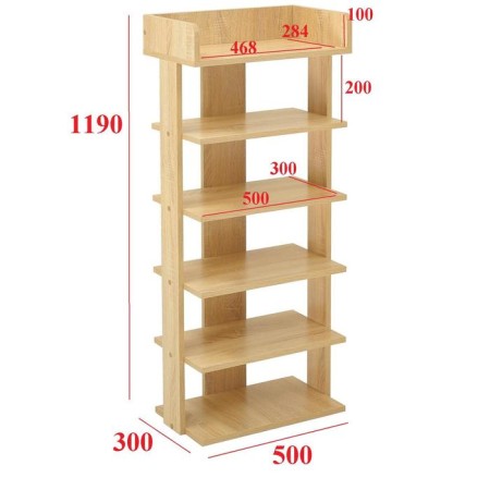 Stellage Nord No. 5, 500x300x1196, Dub Sonoma-1
