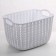 Storage basket with handles "Weaving", plastic, 17 × 12.5 × 10.5 cm, color mix