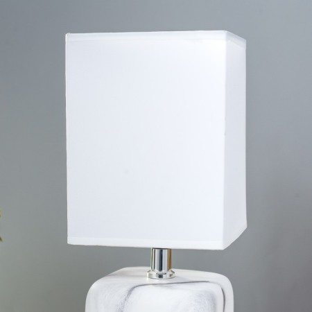 Olivia desktop E14 40W white-gray 12.5x12.5x30 cm Risalux-3