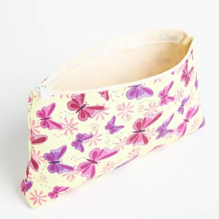 Lightning cosmetic bag, yellow color-2