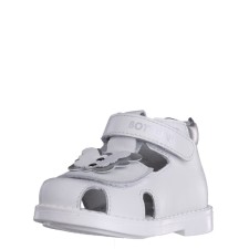 Baby sandals, size 24, white color