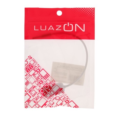 Audio-adapter cable Luazon, Jack 3.5 (4pin) (M) -2xjack 3.5 (3 PIN) (F), for micro and headphones-3