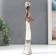 Polystone souvenir "African in silver. Tortard with a pearl with a fruit plate" 32x7x9.5 cm