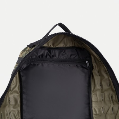 Tactical backpack, TAIF, 40 l, lightning department, 2 outer pockets, camouflage color/green-7
