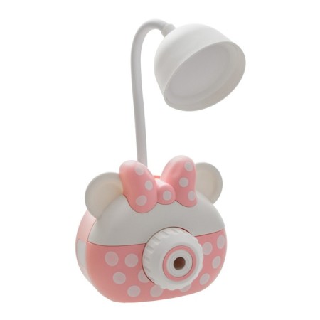 Table lamp "Gammy" LED 2 modes 2W USB pink, sharpener 11.7x7x12 cm Risalux-13