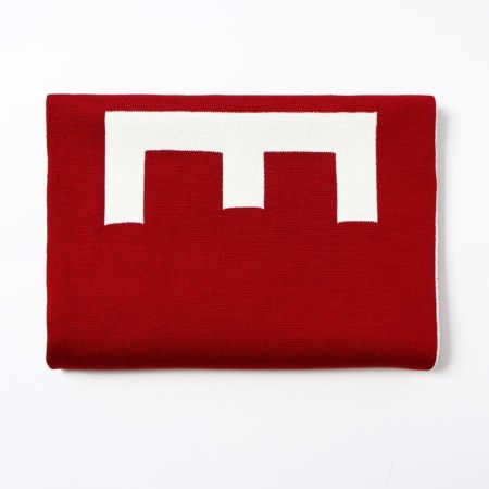 Female Bilateral Mist Red/Dairy Scarf, size 47*226cm-1