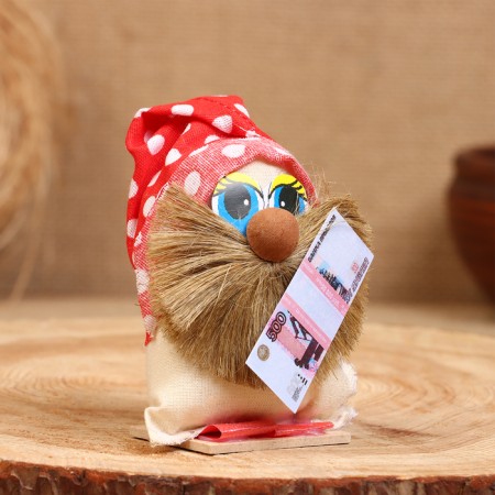 The amulet "Brownie with rubles", mix-1